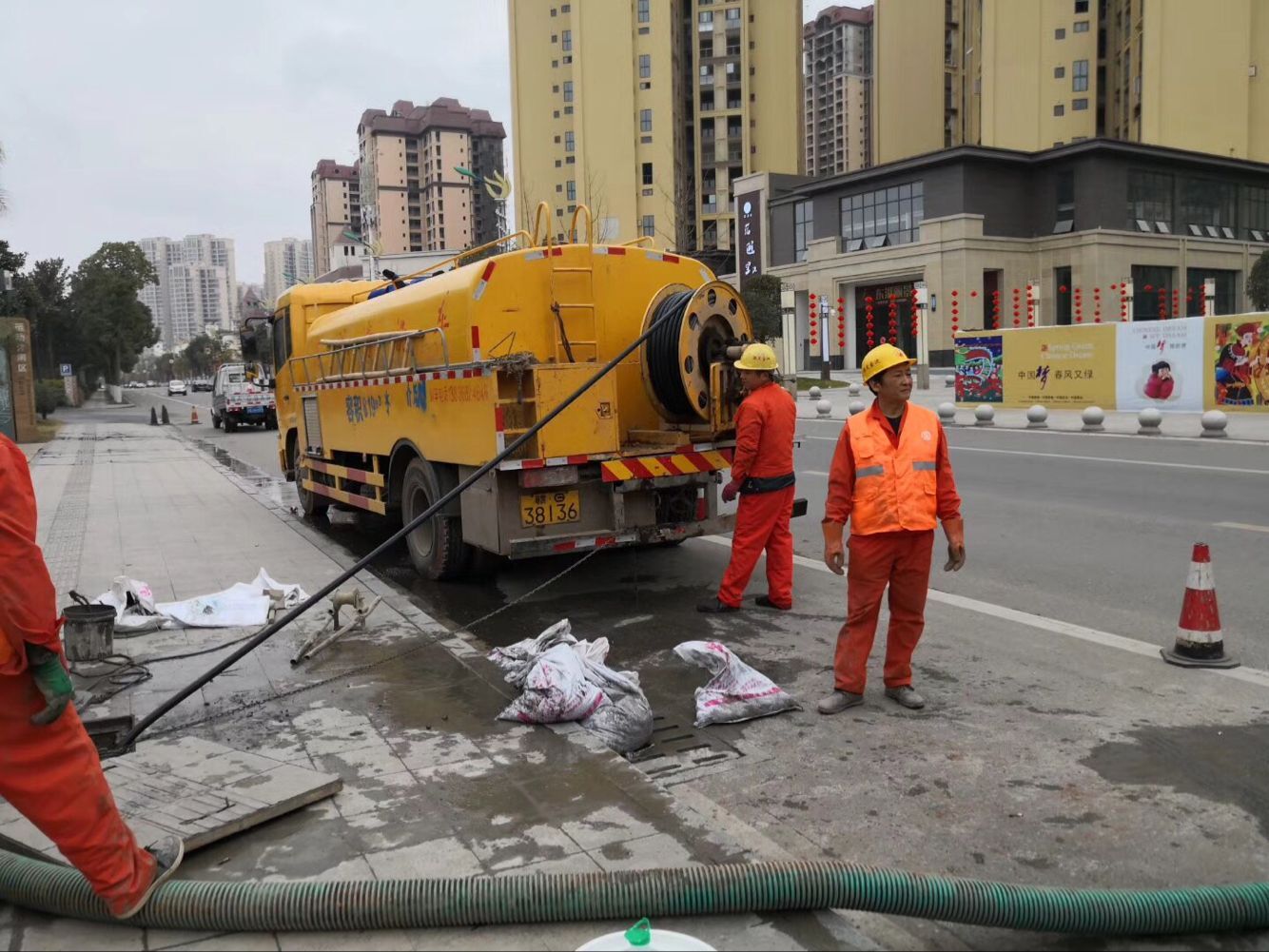 百色排污管道清淤-管道清洗